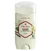Old Spice Mens Deodorant, Aluminum-Free, Oasis with Vanilla Notes, 3 oz