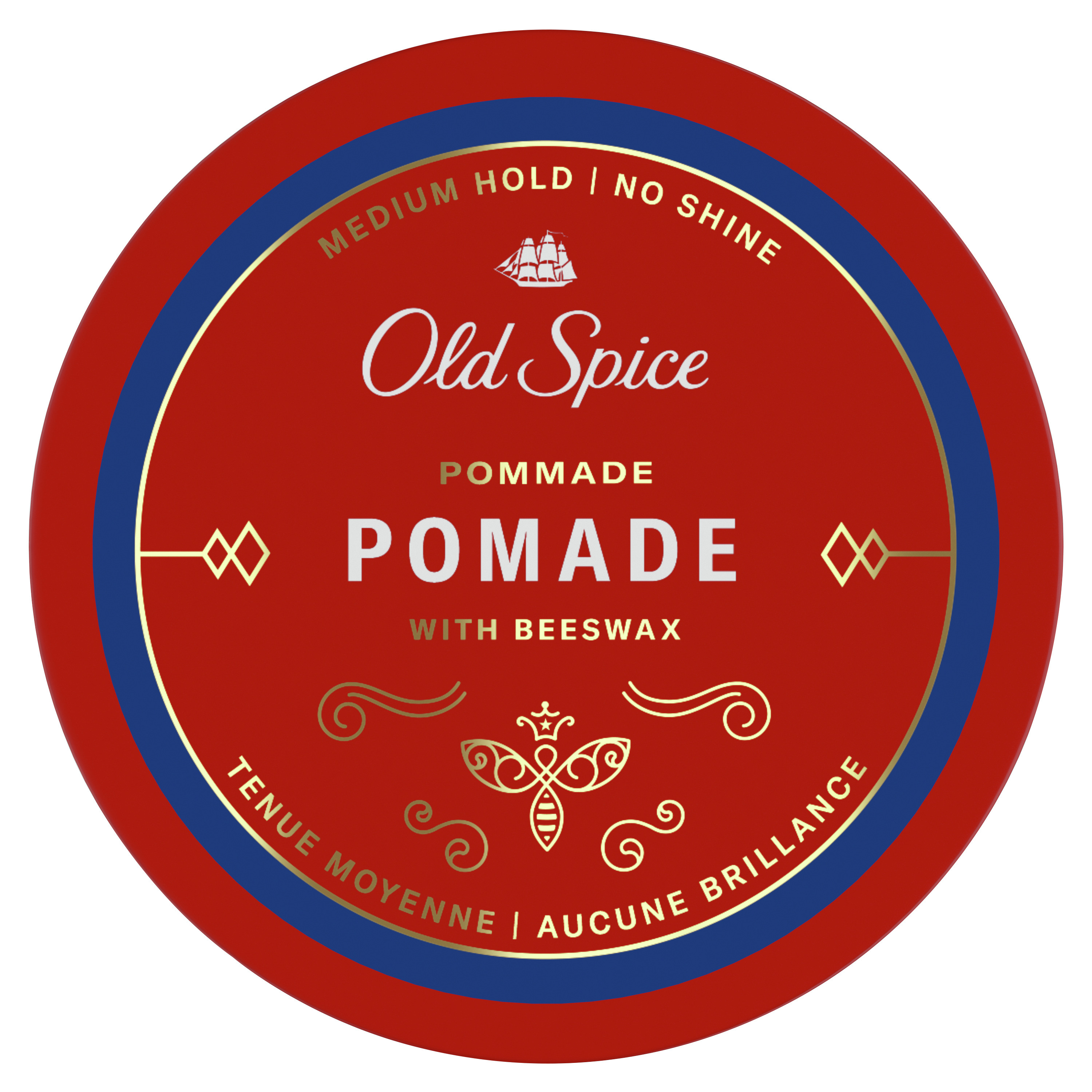 Old Spice Men's Hair Styling Pomade, All Hair Types, Matte Finish, Medium Hold, 2.2 oz - image 1 of 11