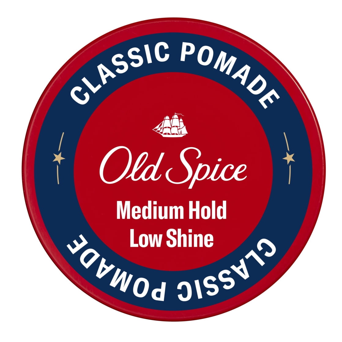 Old Spice Men's Hair Styling Pomade, All Hair Types, Matte Finish, Medium Hold, 2.2 oz