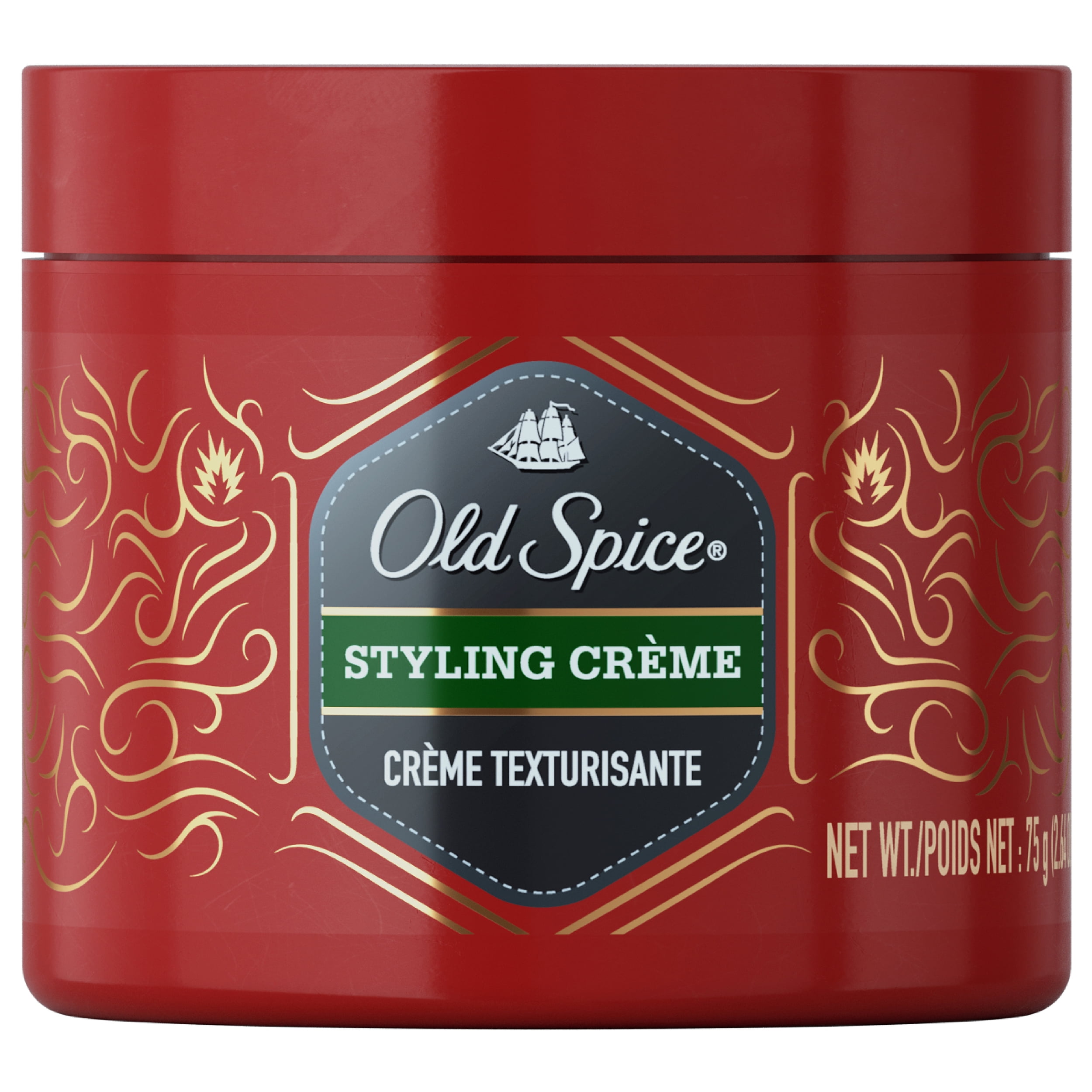Old Spice Mens Hair Styling Cream, Medium Hold, 2.64 oz