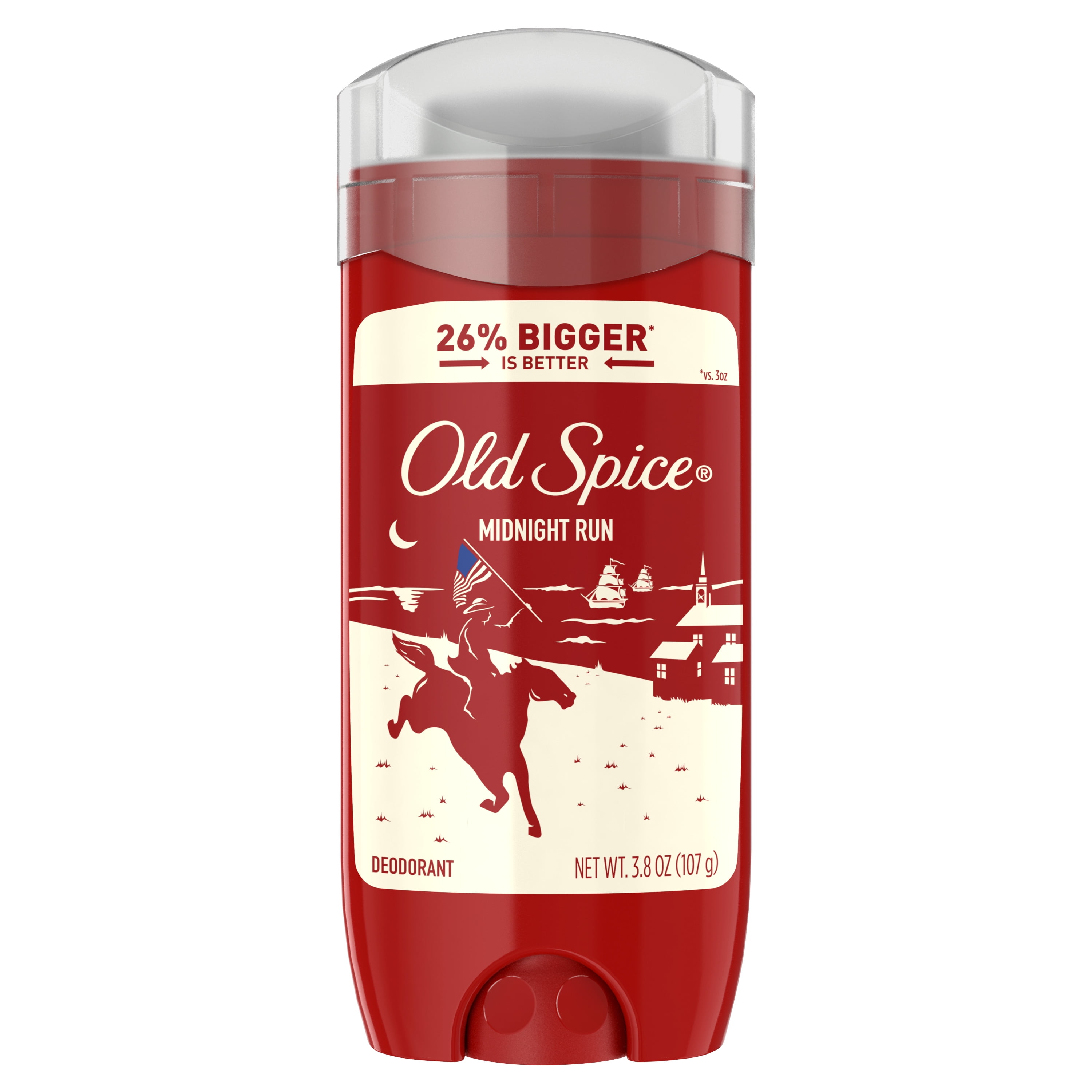 Old Spice Midnight Run Scent Deodorant for Men 3.8 oz.