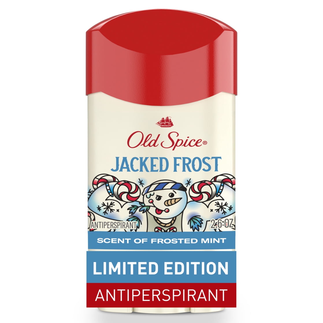 Old Spice Antiperspirant and Deodorant for Men, Holidudes Limited Edition, Jacked Frost , Frosted Mint Scent, 2.6oz