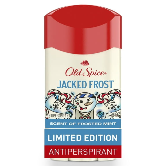 Old Spice Antiperspirant and Deodorant for Men, Holidudes Limited Edition, Jacked Frost , Frosted Mint Scent, 2.6oz