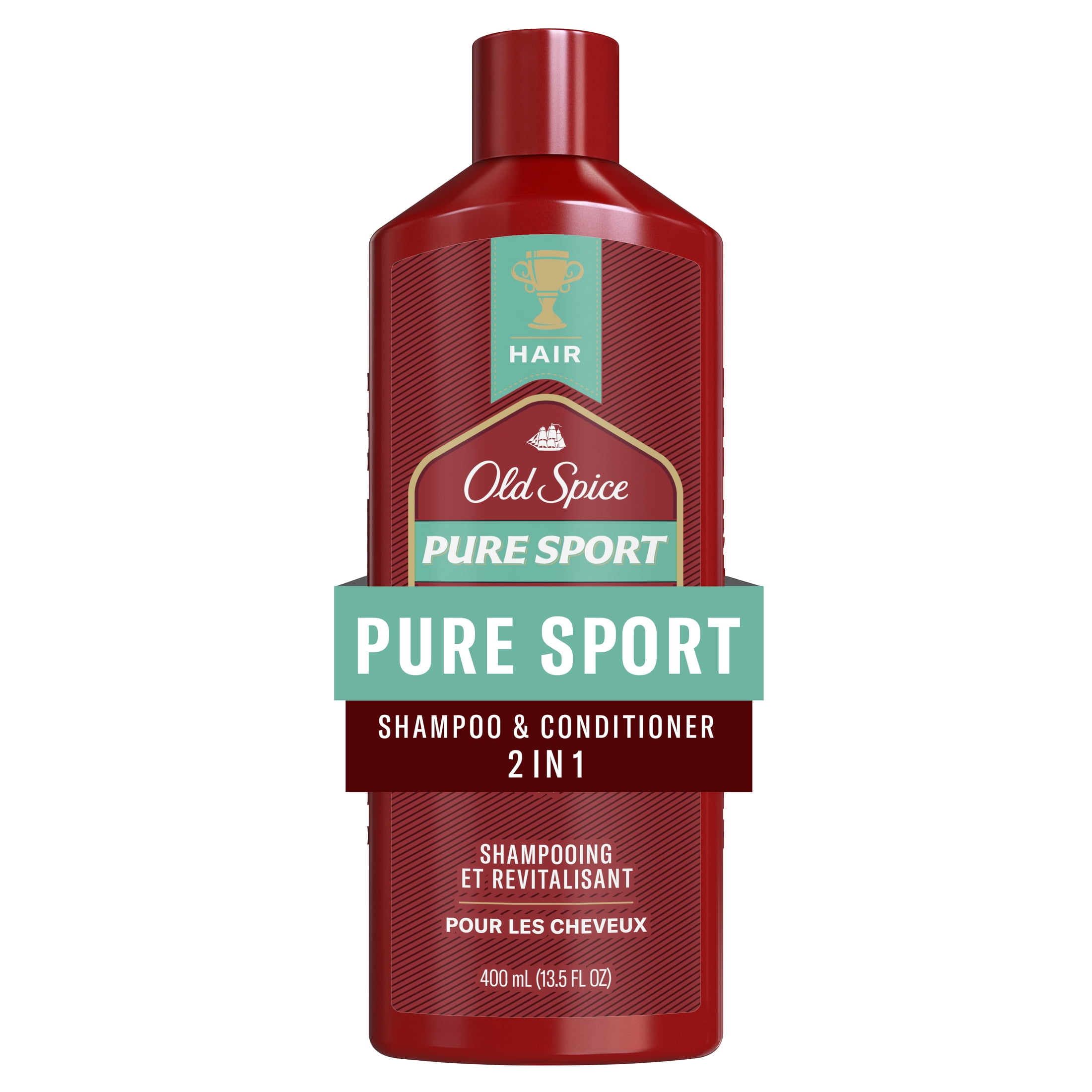 Old Spice Pure Sport 2in1 Mens Shampoo and Conditioner, 13.5 fl oz