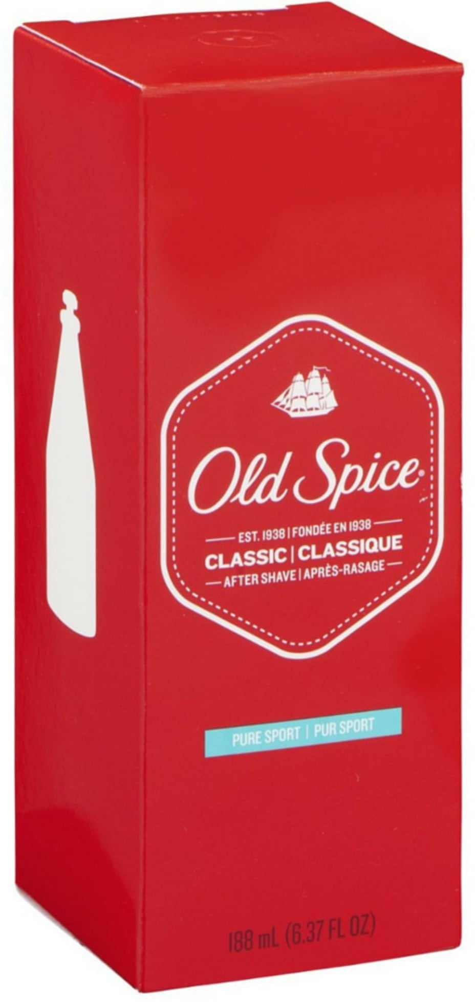 Old Spice Pure Sport After Shave 6.37 oz (Pack of 6