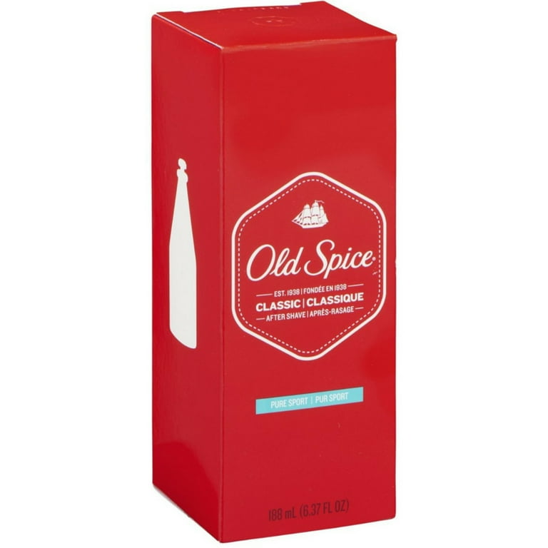 Old Spice Pure Sport After Shave 6.37 oz (Pack of 6