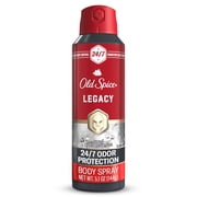 Old Spice Body Spray for Men, Red Collection, Refreshing Fragrance, All-Day Odor Protection, Long-Lasting Freshness, Legacy Scent, 5.1 oz