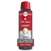 Old Spice Red Collection Body Spray for Men, Legacy Scent, 5.1oz