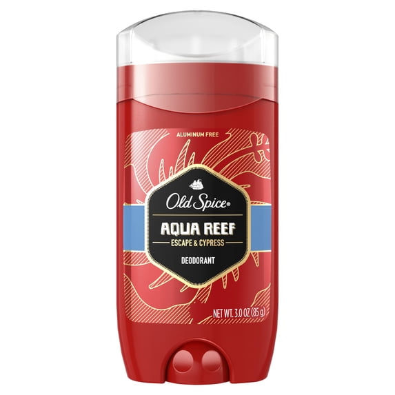 Old Spice Red Collection Aqua Reef Scent Deodorant for Men, 3.0 oz - 2 Pack