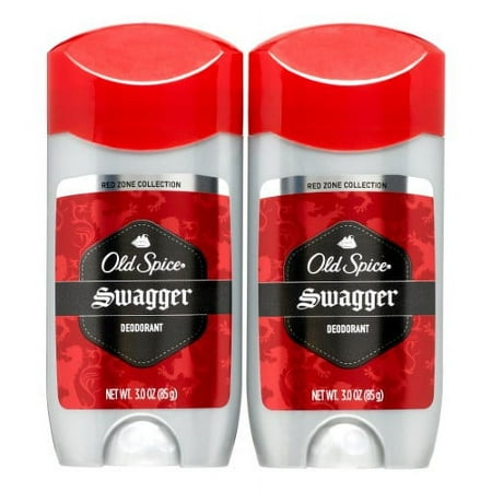 Old Spice Red Collection Deodorant for Men Twin Pack, Swagger Scent (Pack of 32)