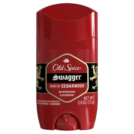 Old Spice Antiperspirant Deodorant for Men, Invisible Solid Stick, Swagger, 2.6 oz