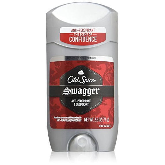 Old Spice Red Zone Anti-Perspirant Deodorant Invisible Solid Swagger, 2.6 Ounce (Pack of 3)