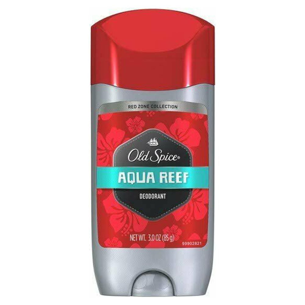 Old Spice AQUA REEF Deodorant Stick 3.0 oz Red Zone Aluminum Free