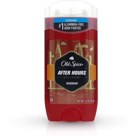 Old Spice Red Zone Deodorant Solid, After Hours Spice and Intrigue, 3 oz (Pack of 2)