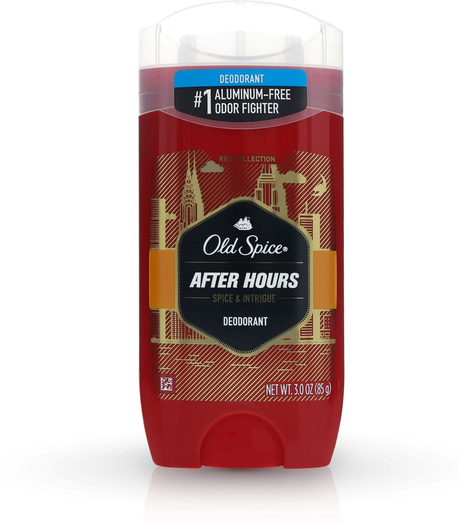 Old Spice Red Zone Deodorant Solid, After Hours Spice and Intrigue, 3 oz (Pack of 6)