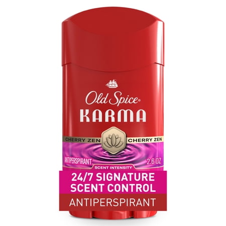 Old Spice Red Collection Invisible Solid Antiperspirant for Men, Karma Scent, 2.6oz
