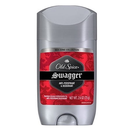 Old Spice Red Zone Invisible Solid, Swagger - 2.6 Oz, 3 Pack