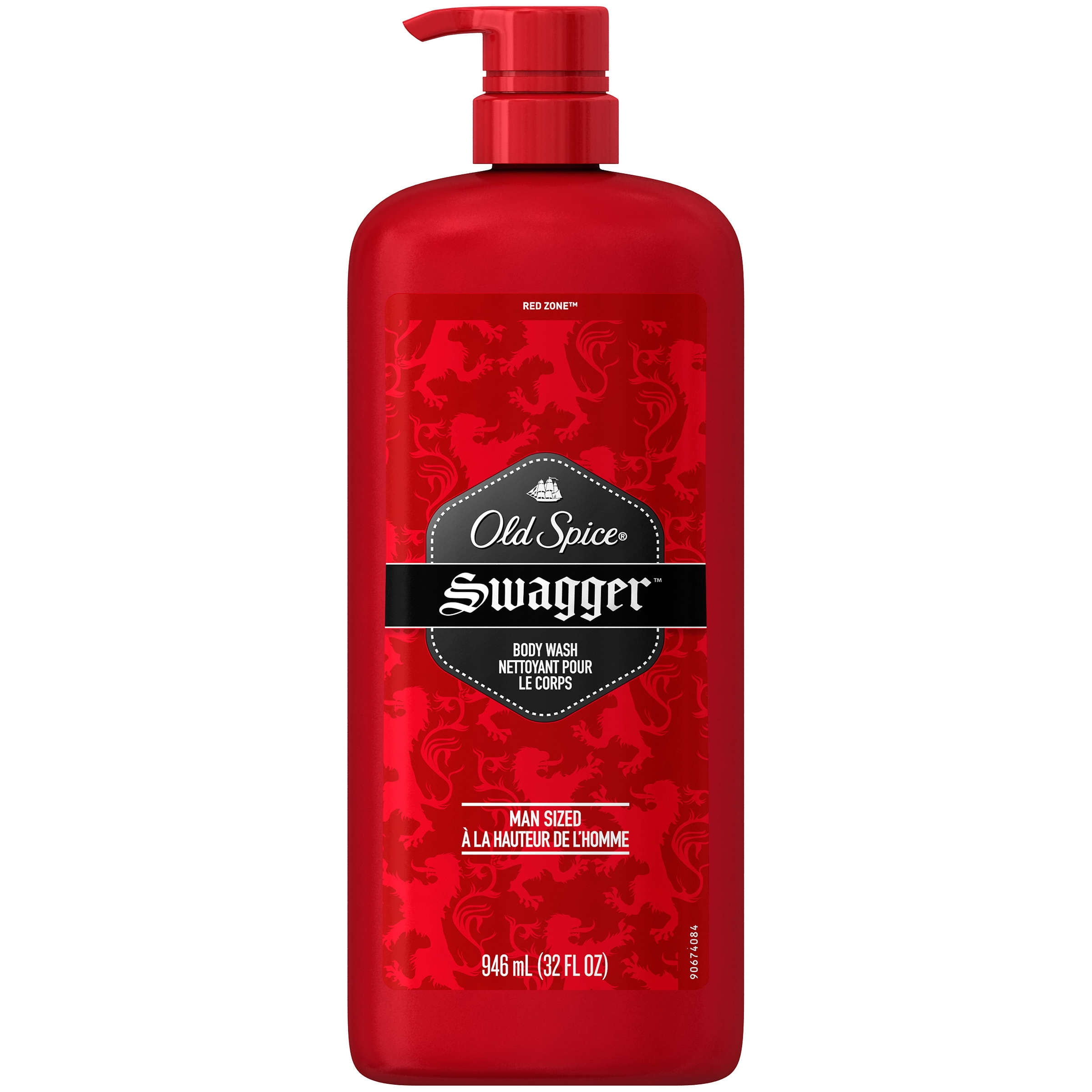 Old Spice Red Zone Swagger Scent Body Wash for Men, 32 oz