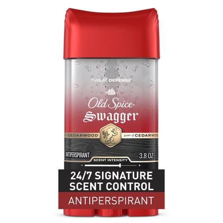 Old Spice Red Zone Swagger Scent Clear Gel Antiperspirant Deodorant for Men, 3.8 oz