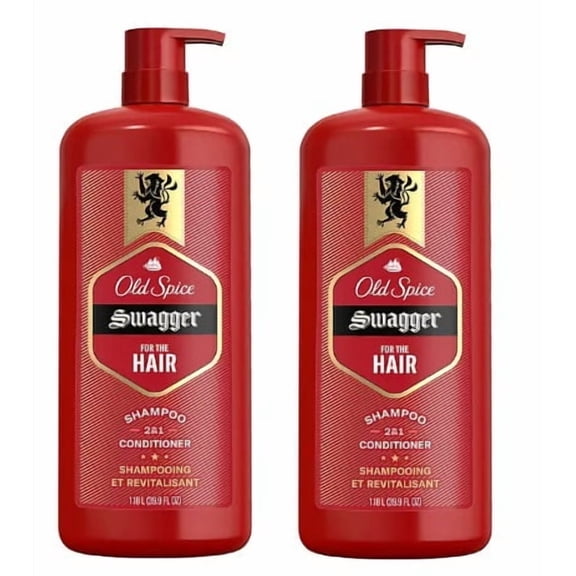 Old Spice Swagger 2-in-1 Shampoo and Conditioner. 39.9 fl. oz.