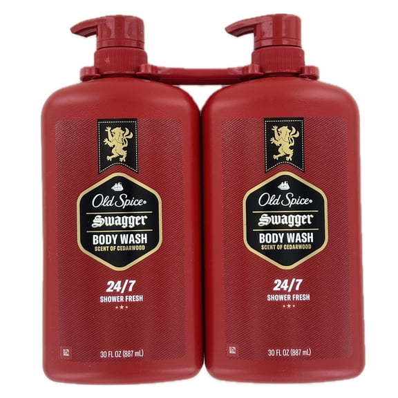 Old Spice Swagger Body Wash, Scent of Cedarwood, 30 Fluid Ounce (Pack of 2)