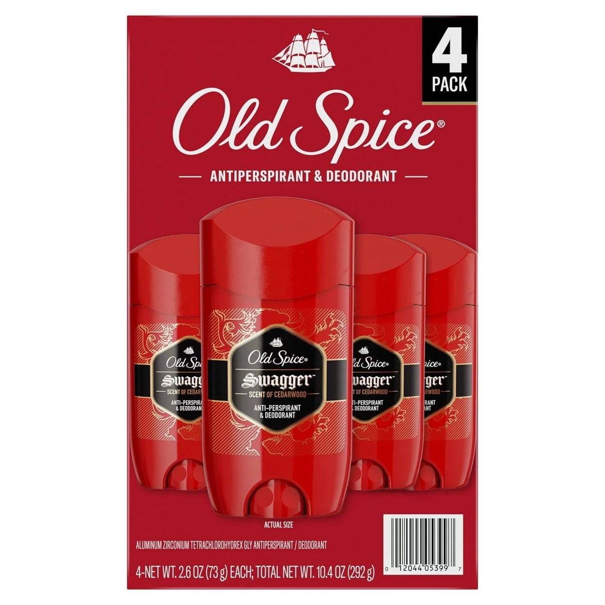 Old Spice Swagger Invisible Solid Antiperspirant Deodorant, Sweat