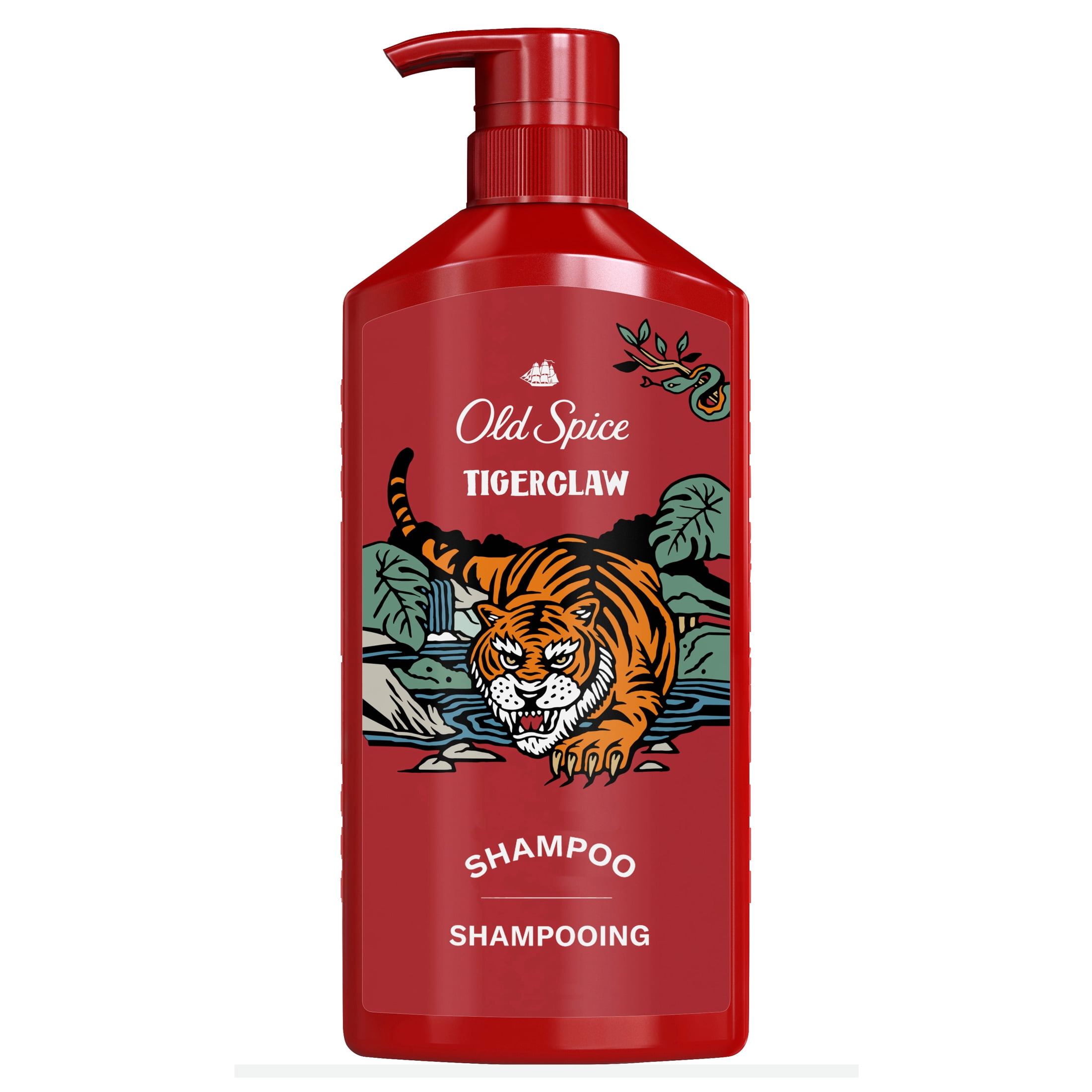 Old Spice TIGERCLAW シャンプー 650ml 4本セット Old Spice Tiger Claw Shampoo for Men, Healthier, Fuller, More