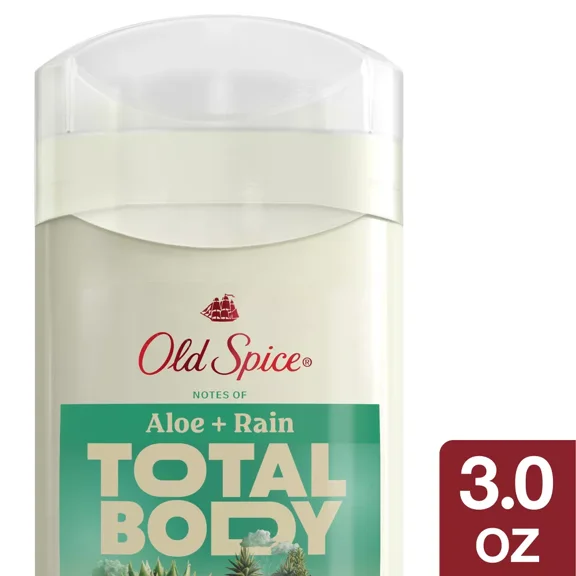 Old Spice Total Body - Whole Body Deodorant - Aloe and Rain - 3 fl oz