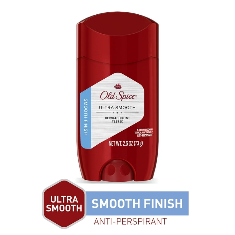 Old Spice Ultra Smooth Invisible Solid, Smooth Finish, 2.6 oz.