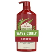 Old Spice Aloe & Avocado Oil Wavy Curly Shampoo, 21.9 fl oz