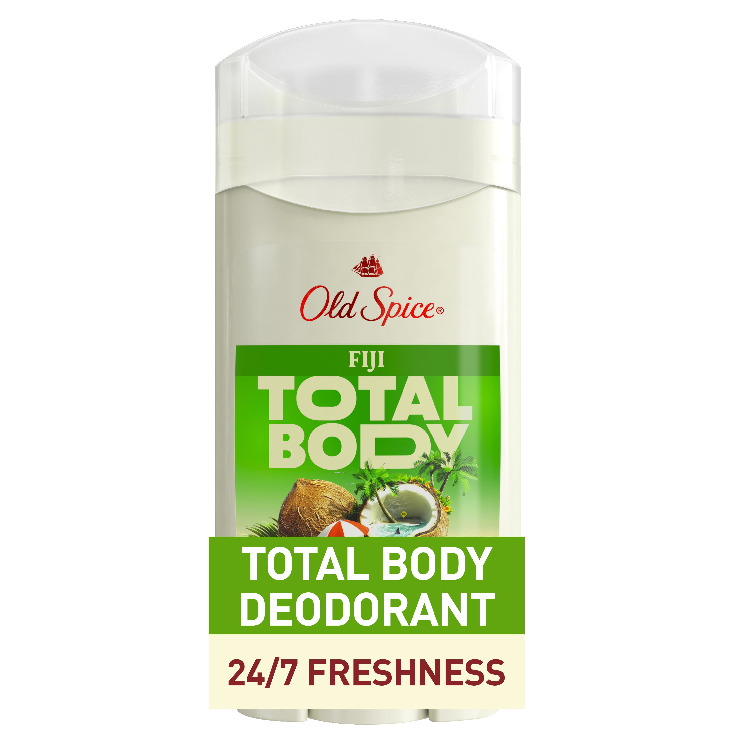 Old Spice Total Body デオドラントスティック 85g 3本 Old Spice Whole Body Deodorant Aluminum Free Stick, Fiji Total