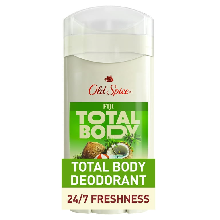 Old Spice Total Body デオドラントスティック 85g 3本 Old Spice Whole Body Deodorant Aluminum Free Stick, Fiji Total