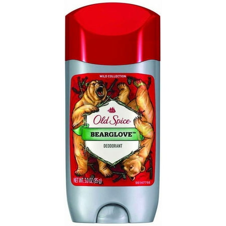 Old Spice Wild Collection Bearglove Men's Deodorant 3 Ounce (Pack of 14)