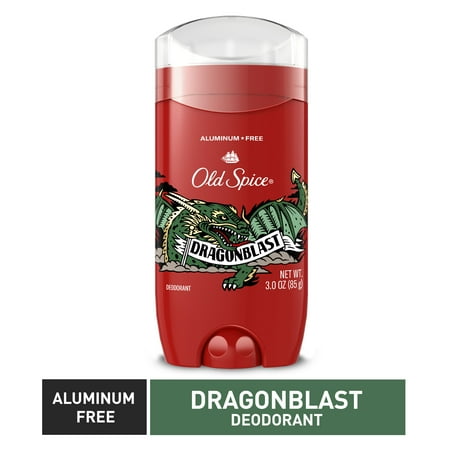 Old Spice Wild Collection Dragonblast Scent Deodorant for Men, 3.0 Oz.
