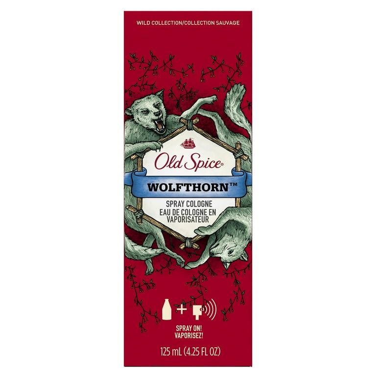 Old Spice Wild Collection Men's Cologne Spray, Wolfthorn Fl