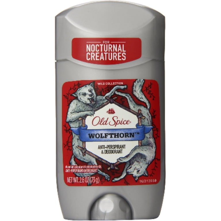 Old Spice Wild Collection Wolfthorn Scent Men's Invisible Solid