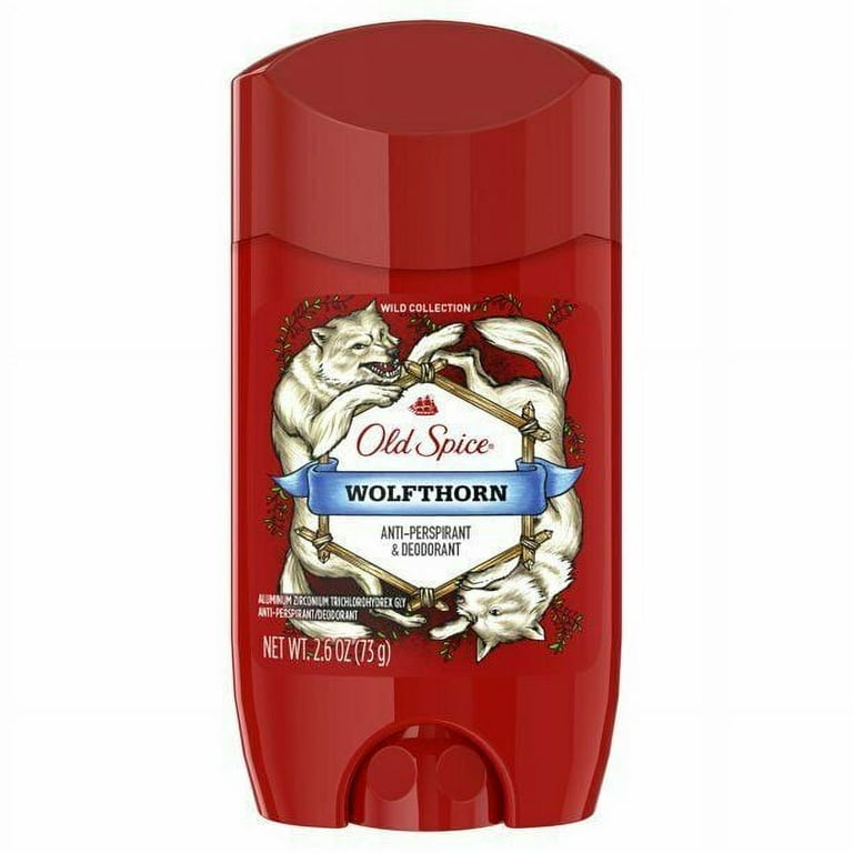 Old Spice Wild Collection Wolfthorn Scent Invisible Solid Anti