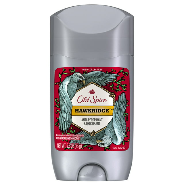 Old Spice Wild Hawkridge Scent Invisible Solid Antiperspirant and Deodorant for Men, 2.6 oz