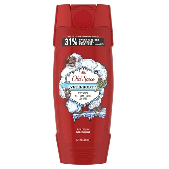 Old Spice Yetifrost Scent Body Wash with Cooling for Men, 21 fl oz