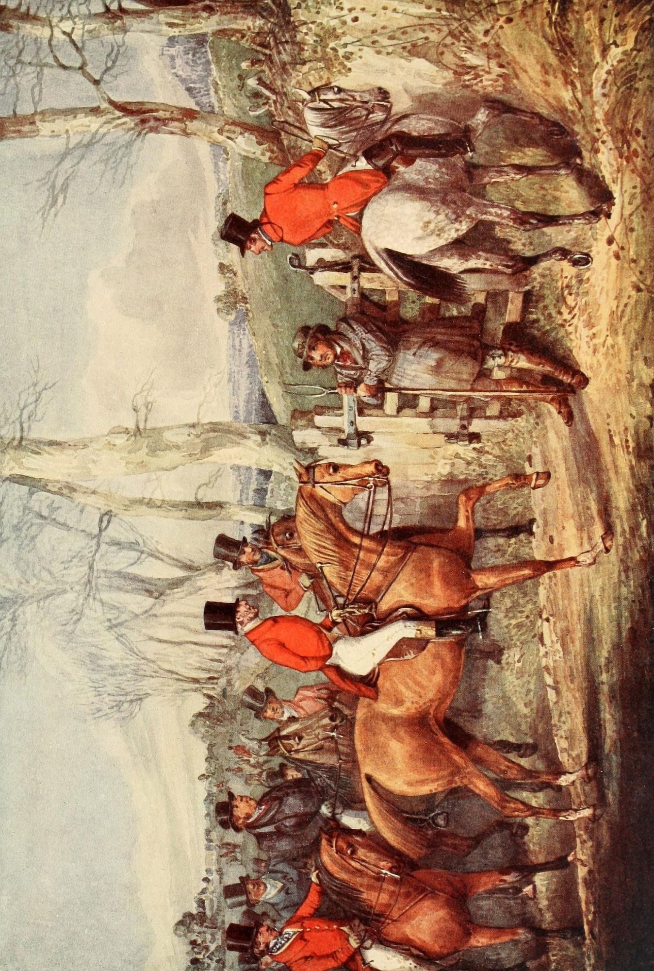 Old Sporting Prints 1908 Duke of Wellington & Hodge Canvas Art - Henry Alken (18 x 24)
