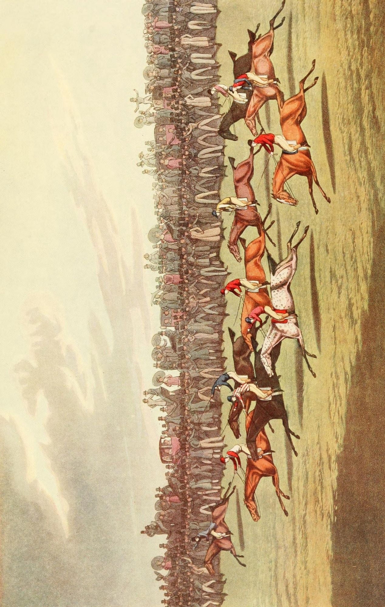 Old Sporting Prints 1908 Racing Canvas Art - Henry Alken (24 x 36)