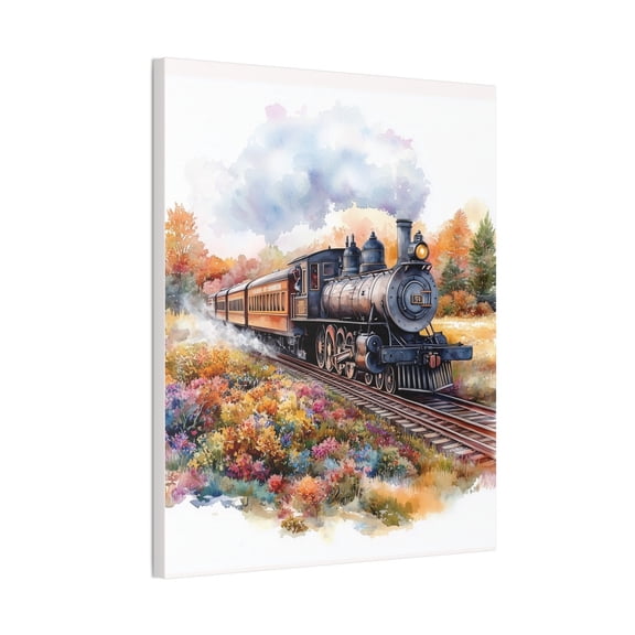 Old Steam Engine Trains Locomotive Wall Art Print, Bedroom, Office And Home Decor