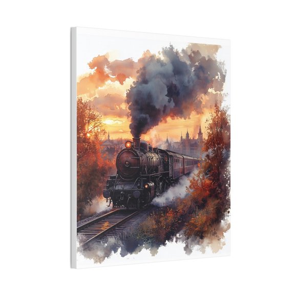 Old Steam Engine Trains Locomotive Wall Art Print, Living Room And Gallery Wall Decor