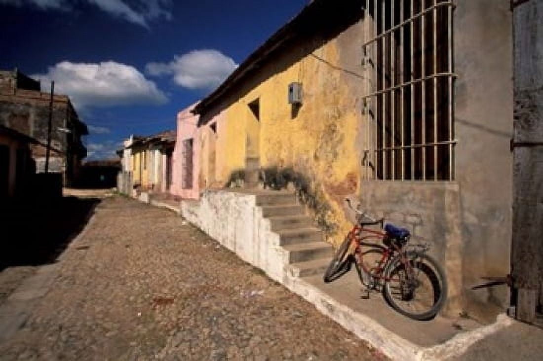 Old Street Scene Trinidad Cuba Canvas Art - Gavriel Jecan DanitaDelimont (24 x 15)