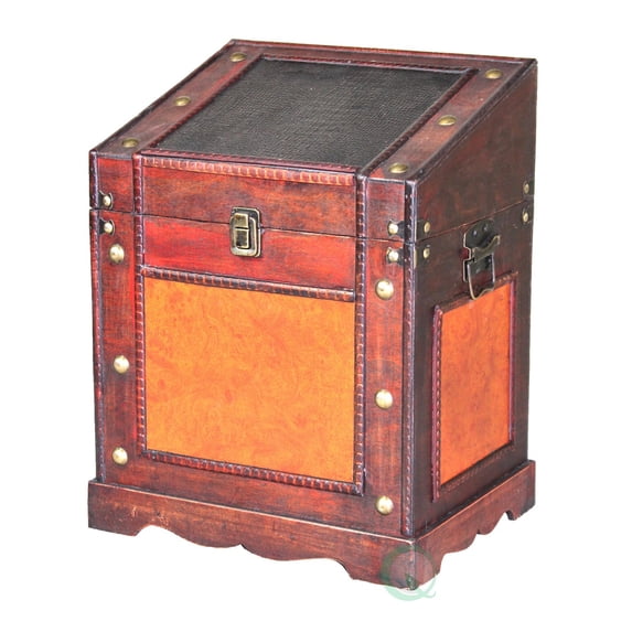 Old Style Desk Podium Chest Decorative Desktop Lectern