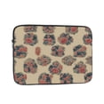 thumbnail image 1 of Old Style Flower Laptop Sleeve Bag Compatible With MacBook Air / Pro iPad MateBook Tablet Surface HP Lenovo Dell ASUS Acer Laptop Computer Protective Size: 17 inch, 1 of 5