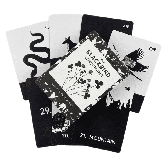 Old Style Lenormand Fortune-Telling Oracle Cards Tarot Divination Deck English Vision Edition Board Playing Game For Party