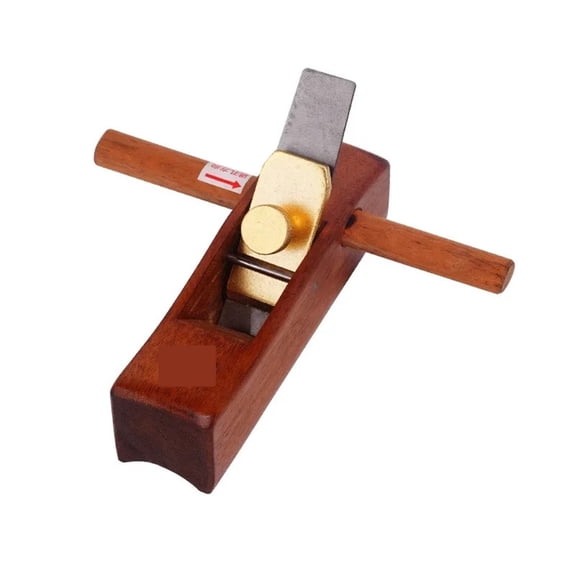 Old Style Semi-circular Planer Indonesian Redwood Outer Circle Card Planer Wood Chamfering Trimming Woodworking Push Pull Planer ,Easy to Use
