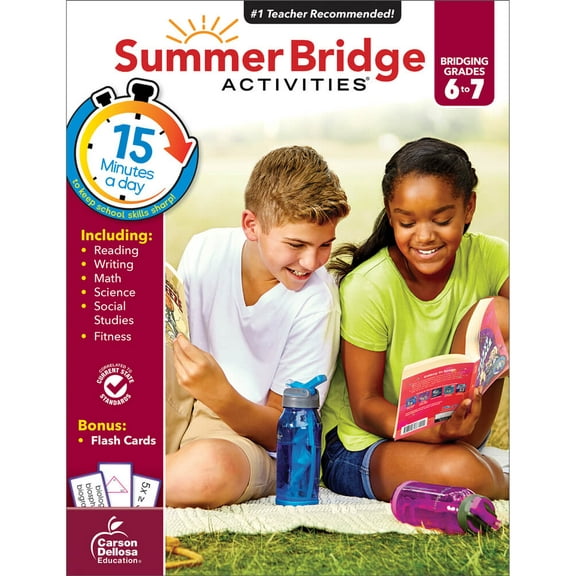 Summer Bridge Activities Workbook Grade 6-7 (160 pages)