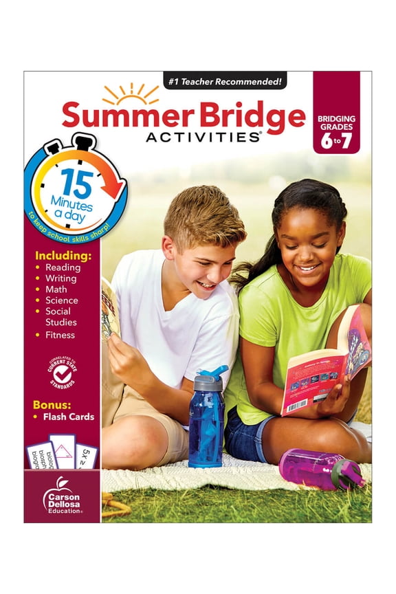 Summer Bridge Activities Workbook Grade 6-7 (160 pages)